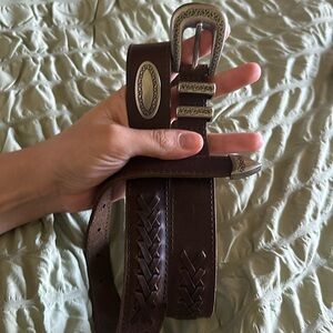 Lucky Brand belt with metal detail